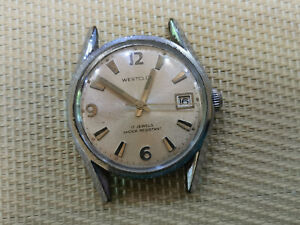 vintage   Wristwatch MEN watch WESTCLOX A-241  - 17 JEWELS