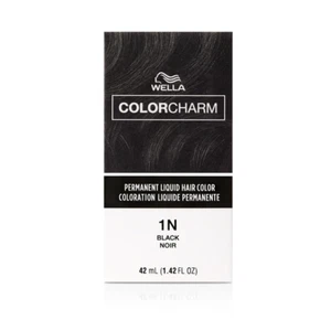 COLORCHARM Permanent Liquid Hair Color for Gray Coverage | 1N Black| 1.4 Fl Oz - Picture 1 of 12