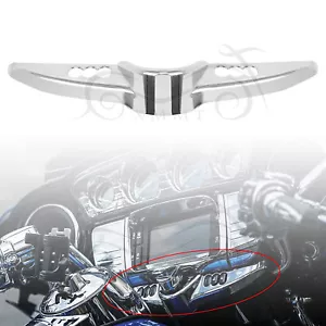 Chrome Switch Panel Accent Cover Fit For Harley Street Glide Special FLHXS FLHX - Picture 1 of 12
