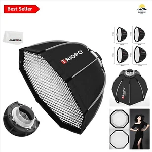 Lightweight 90 cm Photo Softbox with Carry Bag & Honeycomb Grid for Bowens Mount - Picture 1 of 12