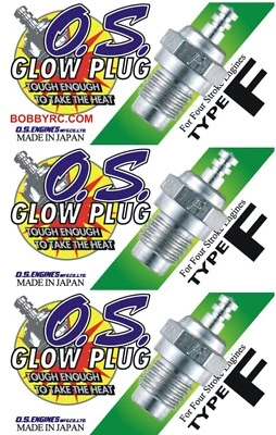 O.S. Type F Four Stroke Nitro R/C Engine Glow Plug - 71615009 - Image 1 of 2