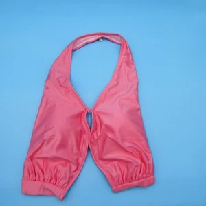 Victoria's Secret Neckholder-Bikinioberteil Medium pink Wickeloptik Cross Cutout Bademode - Bild 1 von 10