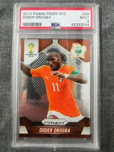 Didier Drogba 2014 Panini Prizm World Cup 60 PSA 9 MINT - Picture 1 of 2