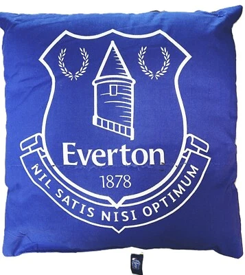 Everton FC Cushion Official Licensed Fan Item One Side Marked and one side Clean - Image 1 of 4