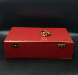 Extremely Rare Les Must de Cartier Paris Jewelry & Watch Box - Extra Large Size - Picture 1 of 21