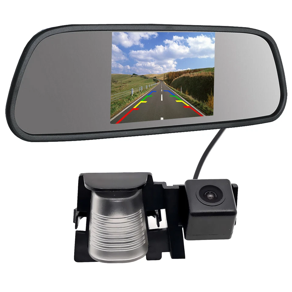 5" Monitor Car Rear View Reversing Backup Camera For Jeep Wrangler JK 2012-2016 - Image 1 of 4