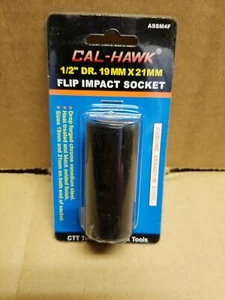 Zócalo de impacto abatible de 19 mm - 21 mm 1/2" Dr para extracción e instalación de tuercas - Imagen 1 de 1