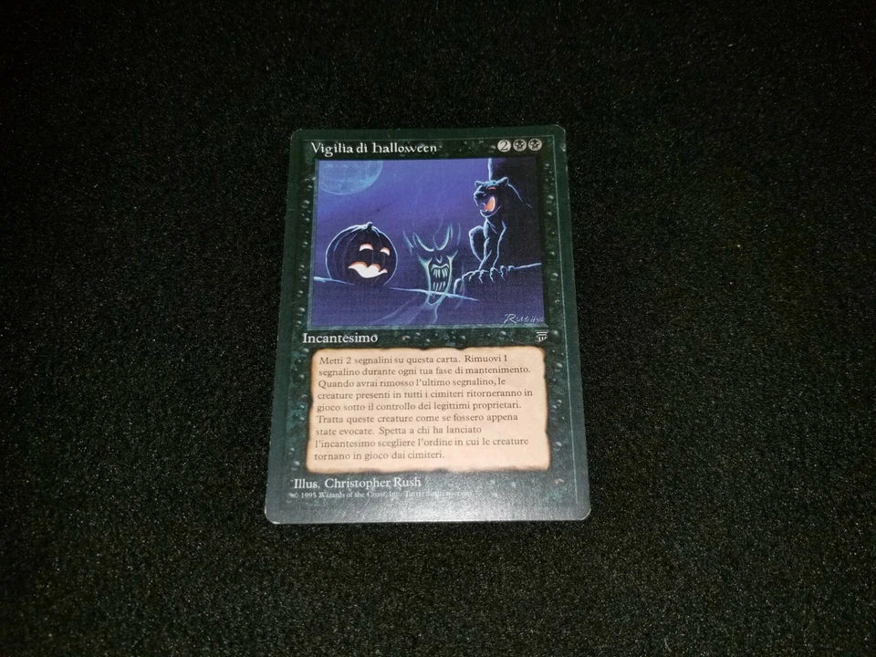 MTG 1x Legends black rare MP Italian FBB All Hallow's Eve - Reserved List - Image 1 of 2