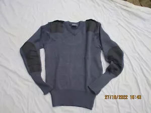 Englischer Pullover,Jumper Utility,blue-grey,RAF,Luftwaffe,V- Neck, Gr. 82cm, - Picture 1 of 5