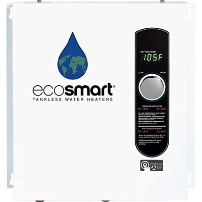 Calentador de agua eléctrico sin tanque EcoSmart ECO 27, 27 KW a 240 voltios, 112,5 amperios Foto 1 de 4