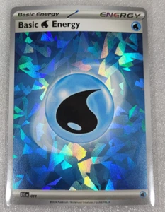 Basic Water Energy SVE 011 Cracked Ice Holo Ultra-Premium Box Pokémon TCG NM/M - Picture 1 of 2
