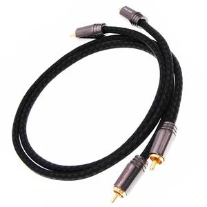 Cable RCA Pangea High-End 0,6 metros, par de cables, usado, probado, barato - Imagen 1 de 5