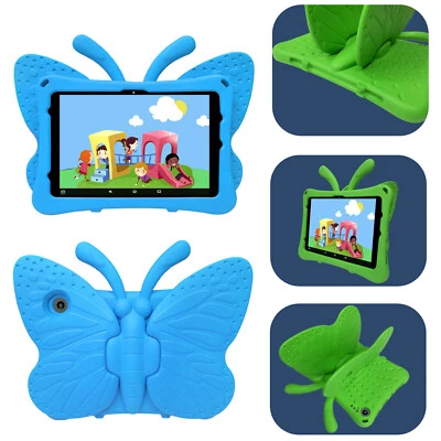 Cute Kids Case For Amazon Fire HD 10/8 Fire Max 11 EVA Butterfly Kickstand Cover - Image 1 of 4