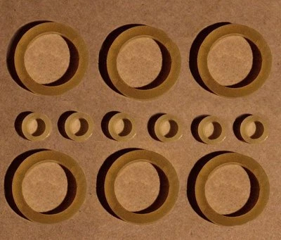 PEARLS*N*THINGS SET of 12 DOLL REPAIR RUBBER BANDS FOR RESTRINGING 8-12" DOLLS