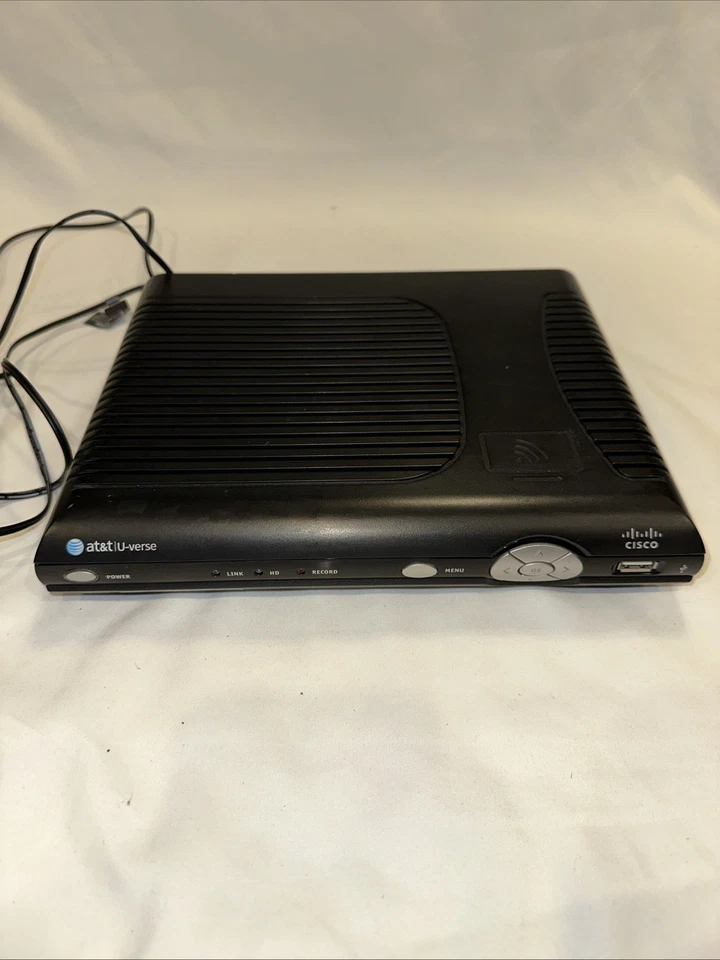 At&T U-Verse ARRIS VIP2250 Receiver with Power Adapter Tested Working - Image 1 of 4