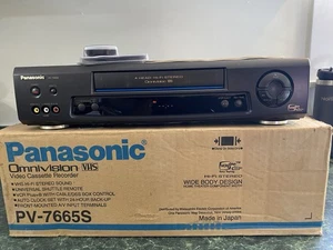 Panasonic PV-7665S 4 Head Hi-Fi VCR Player Recorder VHS - Picture 1 of 11