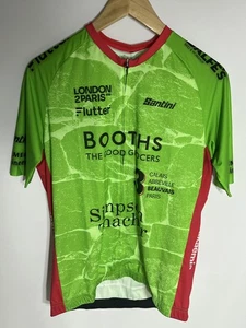 Santini Radtrikot London 2 Paris Stände | Herren | Grün/Rot | XL | Neu - Bild 1 von 13