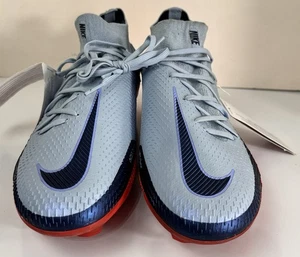 Botines de fútbol Nike Phantom GT Elite DF FG talla 10 CW6589-446 Lt Armory azul NUEVO - Imagen 1 de 9