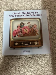 GUERNSEY 2025 CLÁSICO INFANTIL TV CINCUENTA PENIQUES COLECCIÓN DE MONEDAS DE COLORES. NUEVO - Imagen 1 de 9