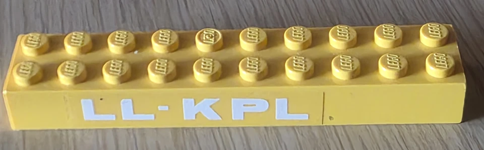 Lego Baustein 2x10 gelb 3006pb001 Sticker beidseitig LL-KPL Stein Zubehör 6697 - Bild 1 von 1