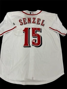 Nick Senzel Signed Cincinnati Reds Authentic Jersey MLB Debut Inscribed JSA COA - Picture 1 of 5