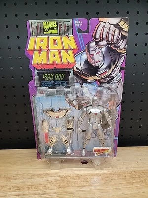 Figura de acción Iron Man Arctic Armor Marvel Comics 1995 Toy Biz totalmente nueva Foto 1 de 4