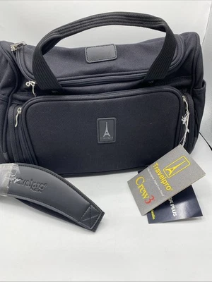 Travelpro Crew Bag C3 Black Carry On Deluxe Tote  Boarding Bag Shoulder Strap - Image 1 of 4