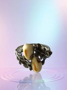 Ring mit Grandel 800 Silber, Antik silver ring, Trachtenring - Picture 1 of 7