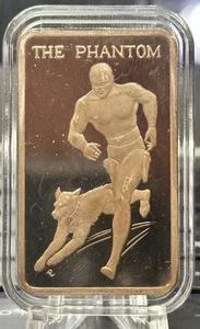 The Phantom 1 oz .999 Fine Silver Bar 1974 Proof King Features Also Serial #501 - Picture 1 of 3