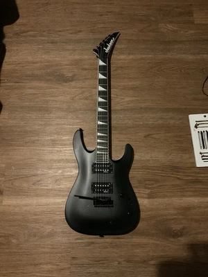 Jackson Guitar Setup With A Distortion Pedal And A Fender Amp - Image 1 of 4