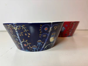 Iittala "Taika" Suppe Müslischale blaues Muster 10 Unzen Finnland - Bild 1 von 3