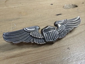 ALI PILOTA ORIGINALI WWII USAAF 3 pollici - argento sterling US C114 - Foto 1 di 6