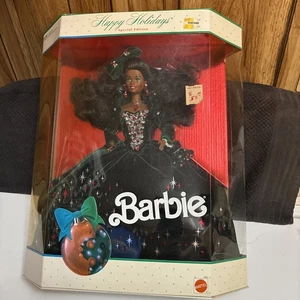 1991 Happy Holidays Barbie Puppe African American Mattel - Bild 1 von 8