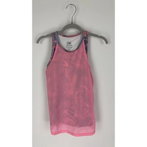 Athleta Girl Limitless Pink Perfect Pair Tank Camisole 2 in 1 Size Small NWT - Picture 1 of 9