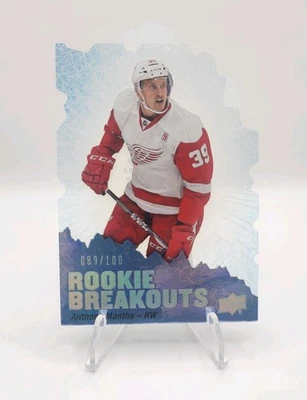 2016-17 Upper Deck Rookie Breakouts /100 Anthony Mantha #RB25 RC  - Image 1 of 2