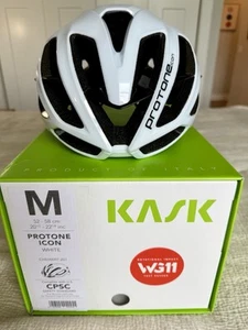 KASK Protone Icon Bicycle Helmet White - Medium 52 - 58 cm - Picture 1 of 13