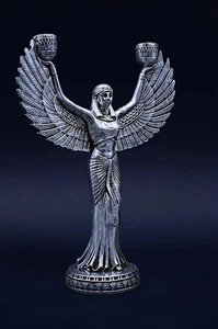 Rare Ancient Egyptian Antiquities Winged Isis Statue Goddess Of Love Egyptian BC - Picture 1 of 7