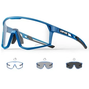 Photochrome Fahrradbrille Herren Mountainbike Sonnenbrille Damen Klar MTB Spo... - Bild 1 von 6