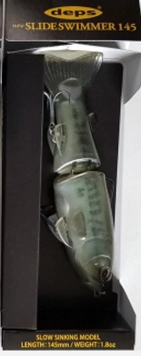 Deps Nuevo Slide Swimmer 145 SS #16 Bajo de boca grande con aletas Swimbait NUEVO Japón Foto 1 de 1