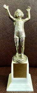 Vintage 1940s “BABY” (#3) DODGE INC. Trophy #290 BAKELITE Base Clean Plate, 9” - Picture 1 of 10
