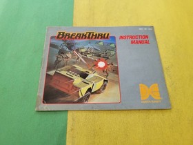 Breakthru Break Thru - Nintendo NES - Instruction Manual Booklet Only