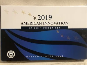 2019 American Innovation $1 Coin Proof Set (19GA) - US Mint Packaging - Bild 1 von 12