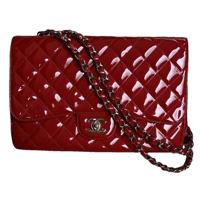 Chanel de cuero clásico atemporal solapa grande edición limitada compras con recibo Foto 1 de 4