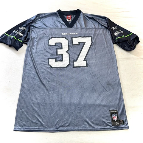Reebok Seattle Seahawks Shaun Alexander #37 NFL Football Players Jersey Size XL Cover
