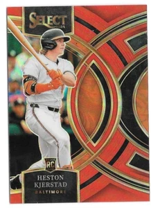 2024 Panini Select Baseball HESTON KJERSTAD RC Premier Orange PRIZM 45/49 #96 - Picture 1 of 2