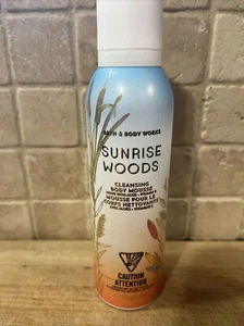 Espuma limpiadora corporal Bath and Body Works Sunrise Woods 5,3 oz nueva - Imagen 1 de 3