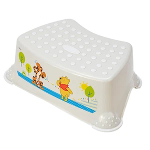 Perl weiß Premium Tritthocker Disney Winnie Puuh stabiler Hocker für Kinder - Bild 1 von 7