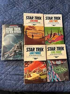 Star Trek Log One thru Four 1974/1975 by Alan Dean Foster + New Voyages 1976 - Bild 1 von 10