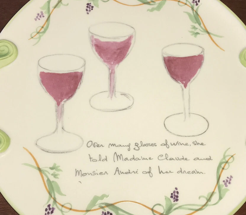 PFALTZGRAFF PISTOULET (THE SECRETS OF) CHEESE PLATE w/ HÄNGER STICKER ON BACK  - Image 1 of 4