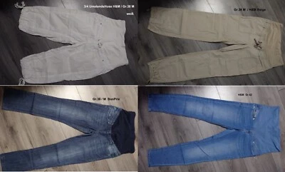 Umstandsmode Sommer Winter im paket 4 Schwangerschafts Hosen H&M etc Gr. 38 / 42 - Bild 1 von 4